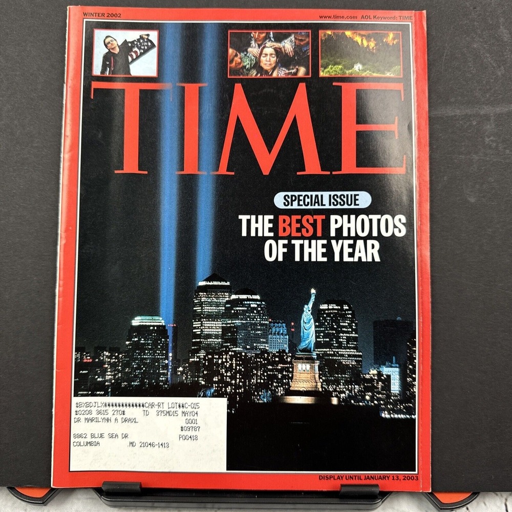Time Magazine Winter 2002 Special Issue: The Best Pictures Of The Year